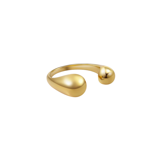 ‘Me & myself’ 18k gold plated ring | Non tarnish rings | Pretty Bosses