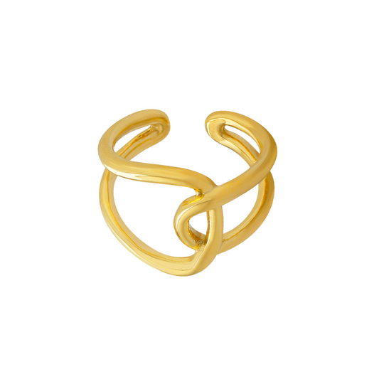 ‘Oneness’ 18k gold plated ring | Sliver Ring | Tarnish free & waterproof | Pretty Bosses