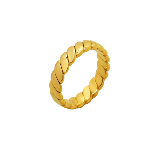 ‘Abundance in me’ fishtail inspired 18k gold plated ring | Tarnish free & waterproof | pretty bosses